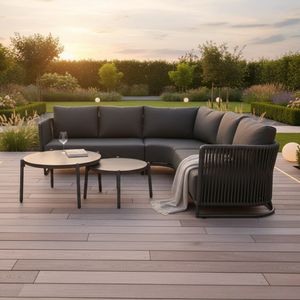 OUTLIV. Modena Ecklounge Aluminium/Rope/Kunstfaser