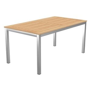 OUTLIV. Oviedo Ausziehtisch 160/210x90 cm Edelstahl/Teak