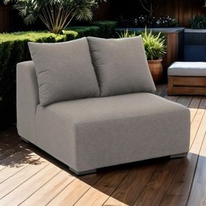 OUTLIV. Buddha Sessel/Mittelmodul Aluminium/Sunbrella®