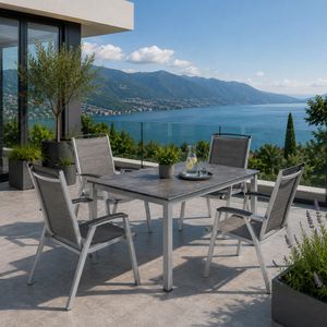 Kettler Forma II Gartenmöbel-Set M (4 Plätze) Tisch 160x90cm