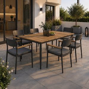 OUTLIV. Perugia II Gartenmöbel-Set L (6 Plätze) Tisch 220x100cm