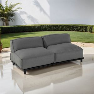 SCHÖNER WOHNEN-Kollektion Vlieland Gartenloungesofa Aluminium/Sunbrella