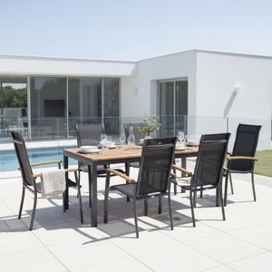 Hartman Alice Gartenmöbel-Set L (6 Plätze) Tisch 150/210x90cm