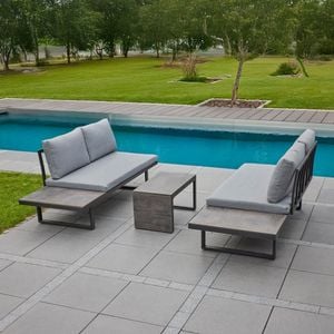 LC Garden Leyaro Loungeset Aluminium/Kunstfaser