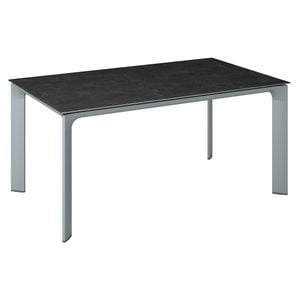 Kettler Diamond Gartentisch 160x95cm Aluminium/Glaskeramik