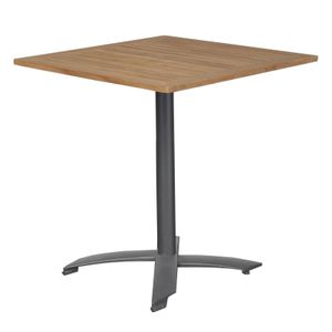 LC Garden Unicamo Gartentisch 70x70cm Aluminium/Teak