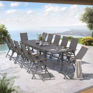 OUTLIV. Jacob Gartenmöbel-Set Tisch 200/320x100,5cm