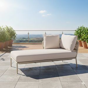 Stern Romy Chaiselongue Aluminium/Rope/Outdoorstoff