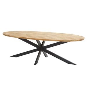 4Seasons Prado Gartentisch 240x115 cm Teak/Edelstahl