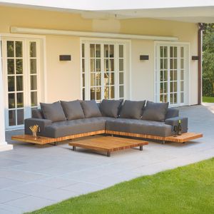 LC Garden Sunbay Ecklounge Teak/Sunbrella