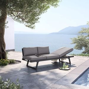 OUTLIV. Lucca Gartenloungesofa Aluminium/Kunstfaser