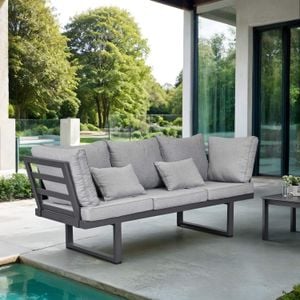 OUTLIV. Broome Diningsofa Aluminium/Kunstfaser