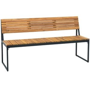 OUTLIV. Floris Gartenbank Stahl/Akazie