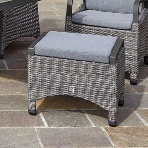 LC Garden Komido Loungehocker Aluminium/Geflecht