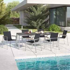 OUTLIV. Rimini Gartenmöbelset 7-tlg. Tisch 220x100cm