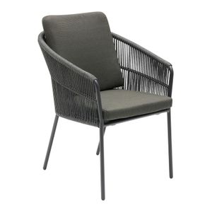 LC Garden Covo Stapelsessel Aluminium mit Sitz- und Rückenkissen