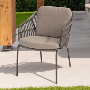 4Seasons Capalbio Gartensessel Edelstahl/Rope/Olefin