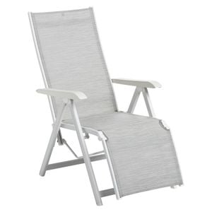 Kettler Basic Plus Relaxsessel Aluminium/Outdoorgewebe