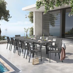 OUTLIV. Lucca Gartenmöbel-Set Tisch 200/320x100,5cm
