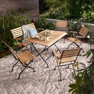 LC Garden Wimbledon Gartenmöbel-Set L (6 Plätze) Tisch 120x80cm