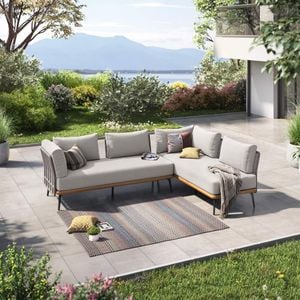 OUTLIV. Ava Dininglounge Akazie/Rope/Polyester