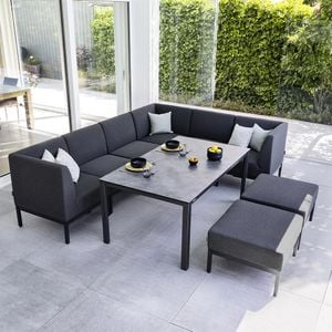 Kettler Pure Dininglounge Aluminium/Sunbrella