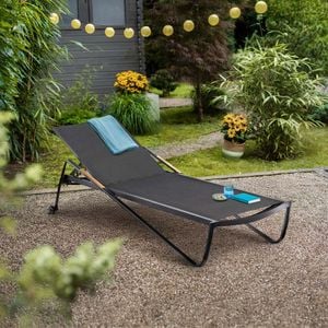 Kettler Diamond Gartenliege Aluminium/Outdoorgewebe