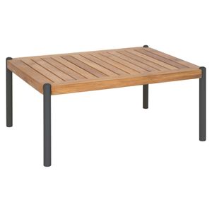 Stern Taro Beistelltisch Garten Aluminium/Teak