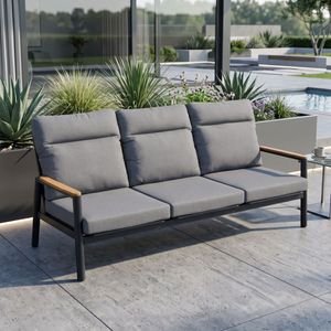 Siena Garden Cortina Gartenloungesofa verstellbar Aluminium/Rope/Polypropylen