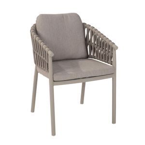 4Seasons Catalana Gartensessel Aluminium mit Sitz- und Rückenkissen
