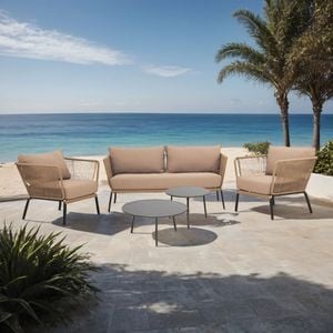 Cosmic Collection Lion Loungeset Stahl/Rope