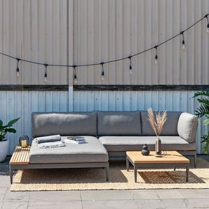 LifestyleGarden Topaz Ecklounge inkl. Loungetisch Aluminium/Olefin