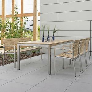 Stern Savona Gartenmöbel-Set M (4 Plätze) mit OUTLIV. Tischplatte 200x100cm