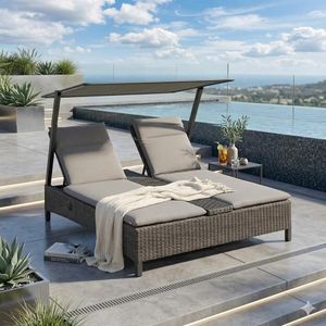 Siena Garden Corido Daybed verstellbar Gardino-Geflecht/Polypropylen
