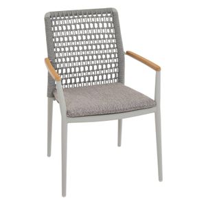 Siena Garden Cortina Stapelsessel Aluminium mit Sitzkissen