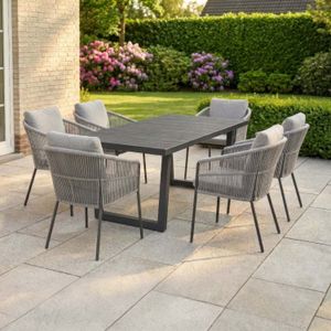 LC Garden Covo Gartenmöbel-Set L (6 Plätze) Tisch 200x100cm