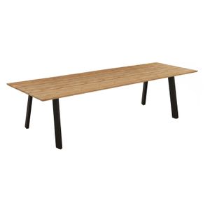 OUTLIV. Negara Gartentisch Edelstahl/Teak recycelt
