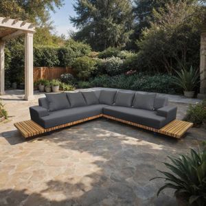 LC Garden Sunbay Ecklounge Teak/Sunbrella