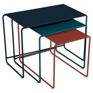 Fermob Oulala 3er Set Beistelltische Stahl