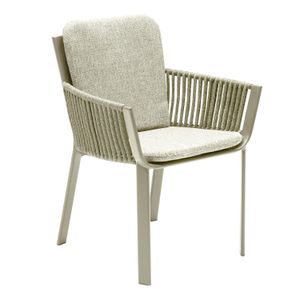 LC Garden Sofano Gartensessel Aluminium mit Sitz- und Rückenkissen