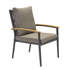 LC Garden Avento Gartensessel Aluminium/Rope mit Sitz- und Rückenkissen