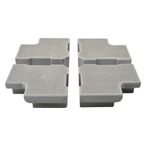 Glatz Gewichte-Set für Rollensockel M4/180 Beton