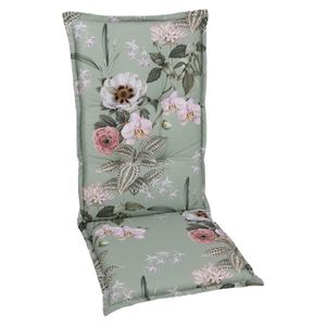 GO-DE Gartenstuhlauflage Hochlehner 50x120cm Baumwolle