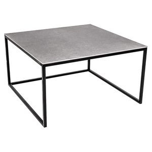 GRADEL Frame Marko 1 Loungetisch 70x70cm Eisen/Keramik