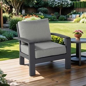 Hartman Aurora Loungesessel inkl. Kissen Aluminium