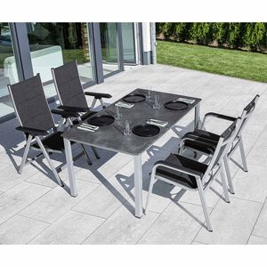 Kettler Basic Plus Padded Gartenmöbelset 5-tlg. 160x90cm
