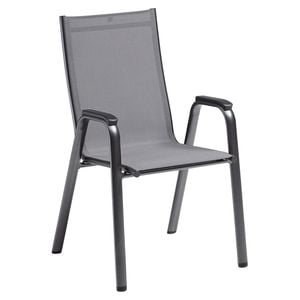 Kettler Cirrus Silver Line Stapelsessel Aluminium/Outdoorgewebe