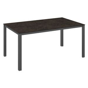 Kettler Cubic Gartentisch 180x95cm Aluminium/Glaskeramik
