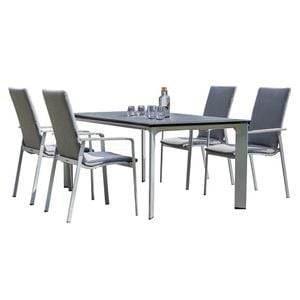 Kettler Diamond Gartenmöbel-Set M (4 Plätze) Tisch 180x95cm