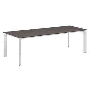 Kettler Diamond Gartentisch 220x95cm Aluminium/Glaskeramik